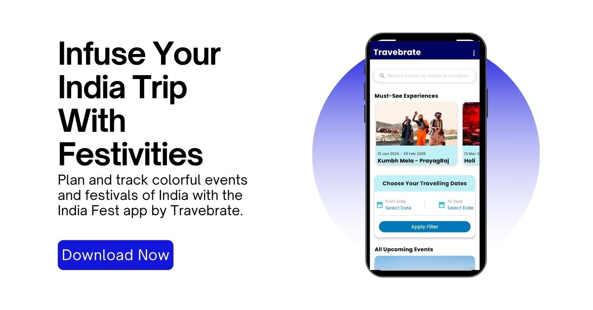 India Fest by Travebrate allows tourist to know which event is happening during there travel to India, so that they can plan to include those destinations accordingly.